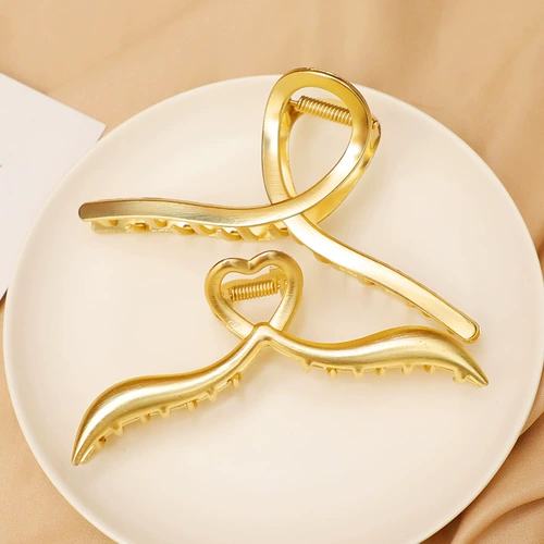 Заколка для волос, акула, заколка-крабик, матовые металлические шпильки для волос, аксессуар для волос, популярно в интернете, 2021 года, новая коллекция