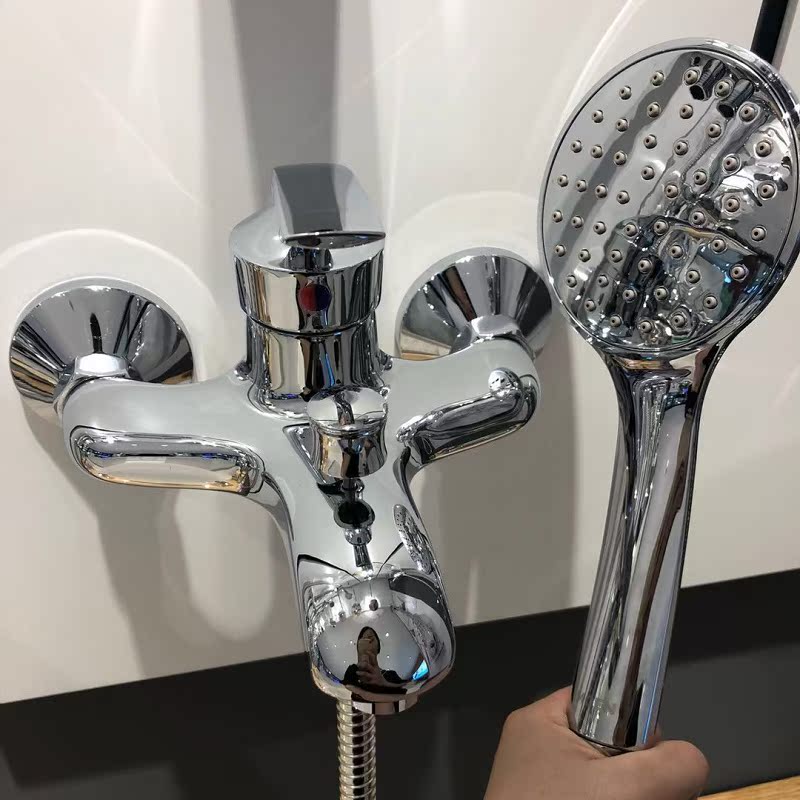 Moen Single-Handle Copper Wall-Mounted Shower Faucet 11234 Set + Accessories