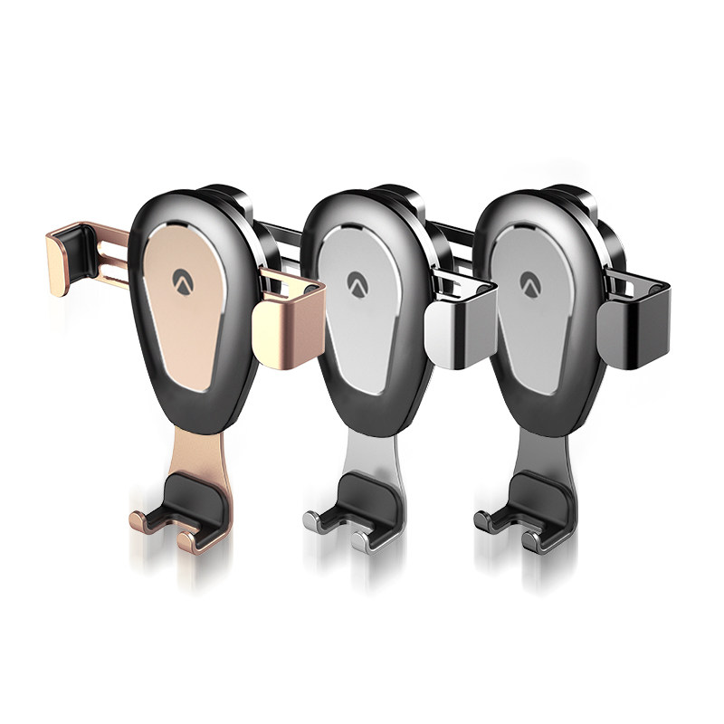 Gravity Automatic Cell Phone On-board Bracket Air Outlet Multifunction Creative Versatile style Snap Car Navigation