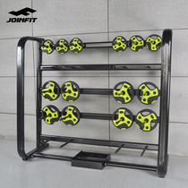 joinfit barbell rack small hole bell piece display shelf Private teaching gym studio bell piece storage rack