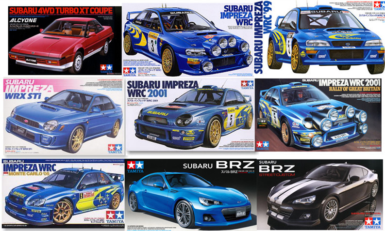 Tamiya 1:24 Subaru Impreza Brz Racing Sports Car Simulation Assembly Plastic Model Collectible Display Gift
