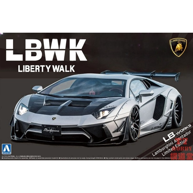 Qingdao Society 1/24 Assembled Car Model lb Works Lamborghini Aventador Limited Edition 20233 Qingdao Society 1/24 Assembled Car Model lb Works Lamborghini Aventador Limited Edition 20233