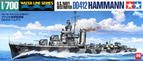 Spot Tamiya assembled ship model 31911 1 700 DD412 Harman naval destroyer