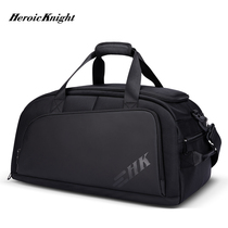 Dry Wet Separation Carry-on Travel Bag Mens Double Shoulder Large Capacity Travel Luggage Bag Single Shoulder Inclined Satchel Exercise Fitness Bag