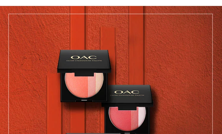 OAC nhung mềm mịn sửa chữa năng lực ánh sáng cao nude trang điểm da tự nhiên màu mỡ mận đậu với bàn chải mới - Blush / Cochineal phấn má hồng cao cấp