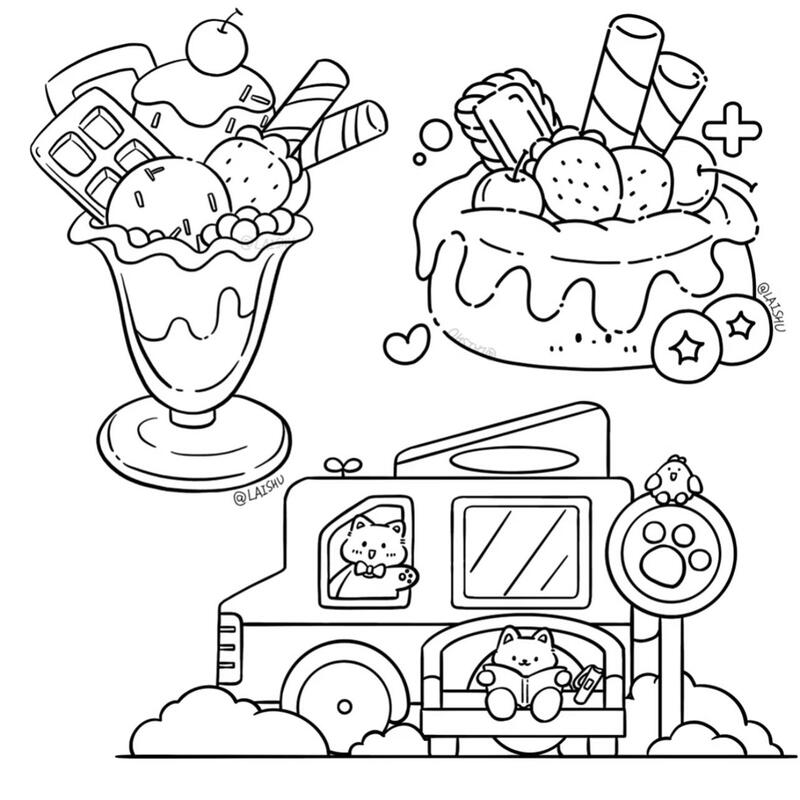 Cute Cartoon Hand-Drawn Line Art Simple Sketches for Children to Color and Trace, Black and White Line Art Digital Image Material Cute Cartoon Hand-Drawn Line Art Simple Sketches for Children to Color and Trace, Black and White Line Art Digital Image Material
