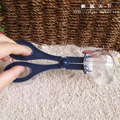 (Convenient spoon) clip observation Hermit Crab cleaning pet tank food residue poop