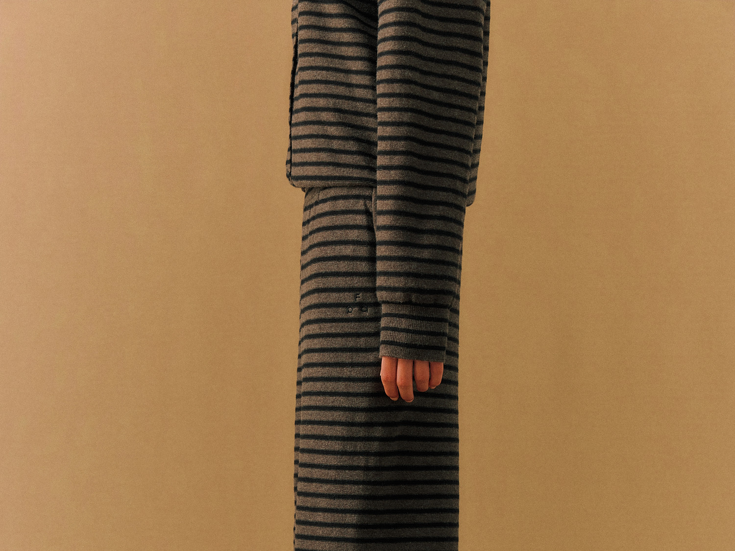 FPA Striped Straight-Leg Knit Pants
