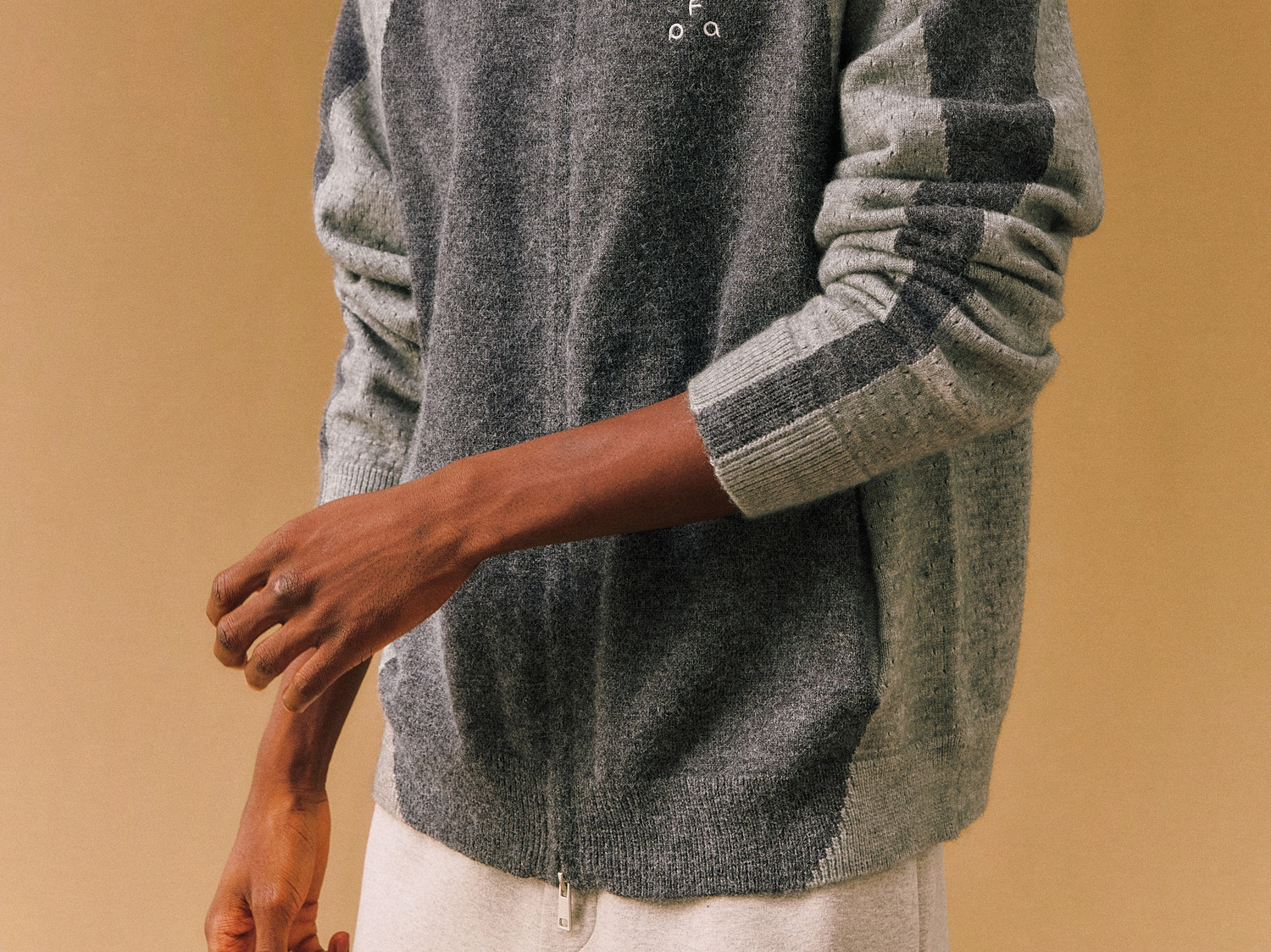 FPA Color-Block Knit Cardigan