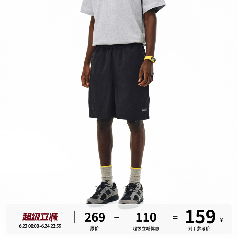 Fpa Basic Outdoor Five-Point Beach Shorts, Chinese Style Summer Casual Basketball Fitness Mid-Length Thin Sports Pants