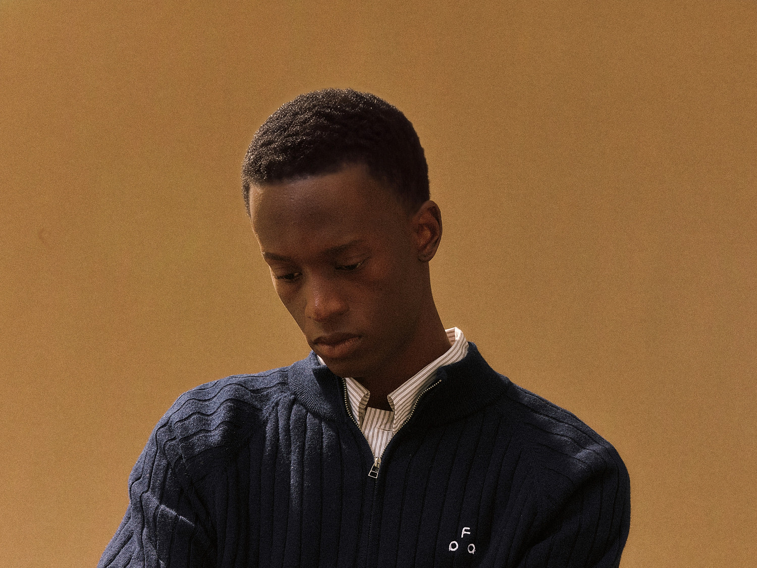 FPA Wool Ribbed Cardigan
