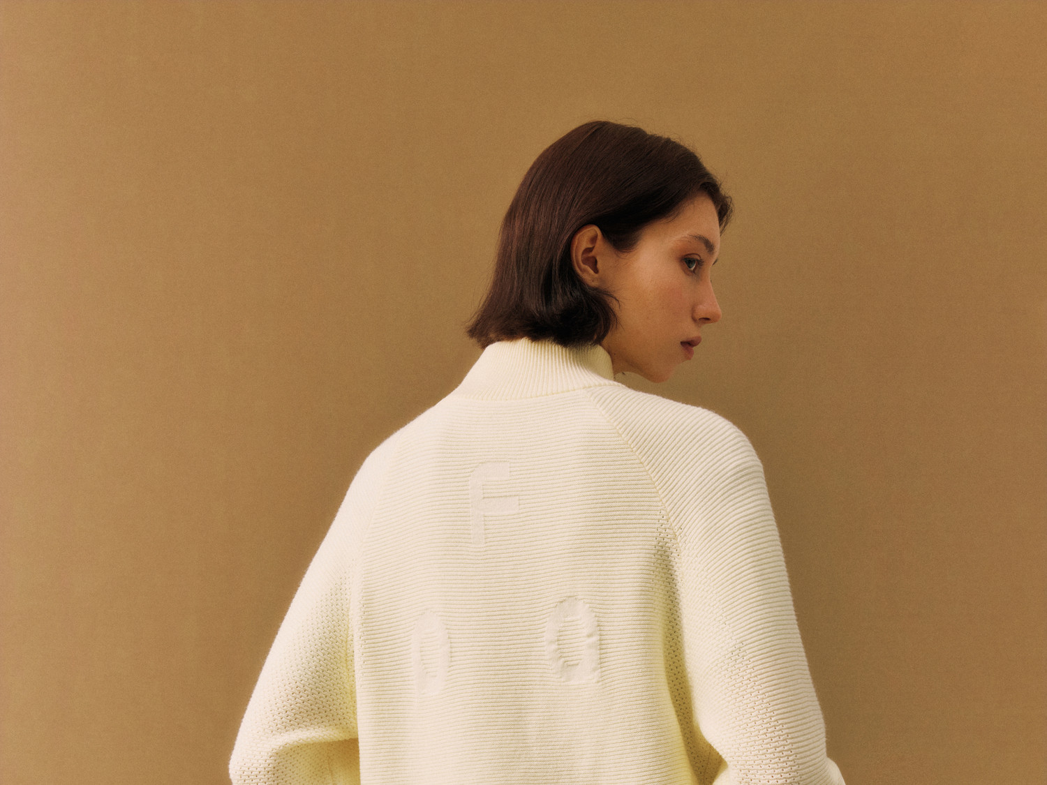 FPA Openwork High-Neck Pullover Sweater