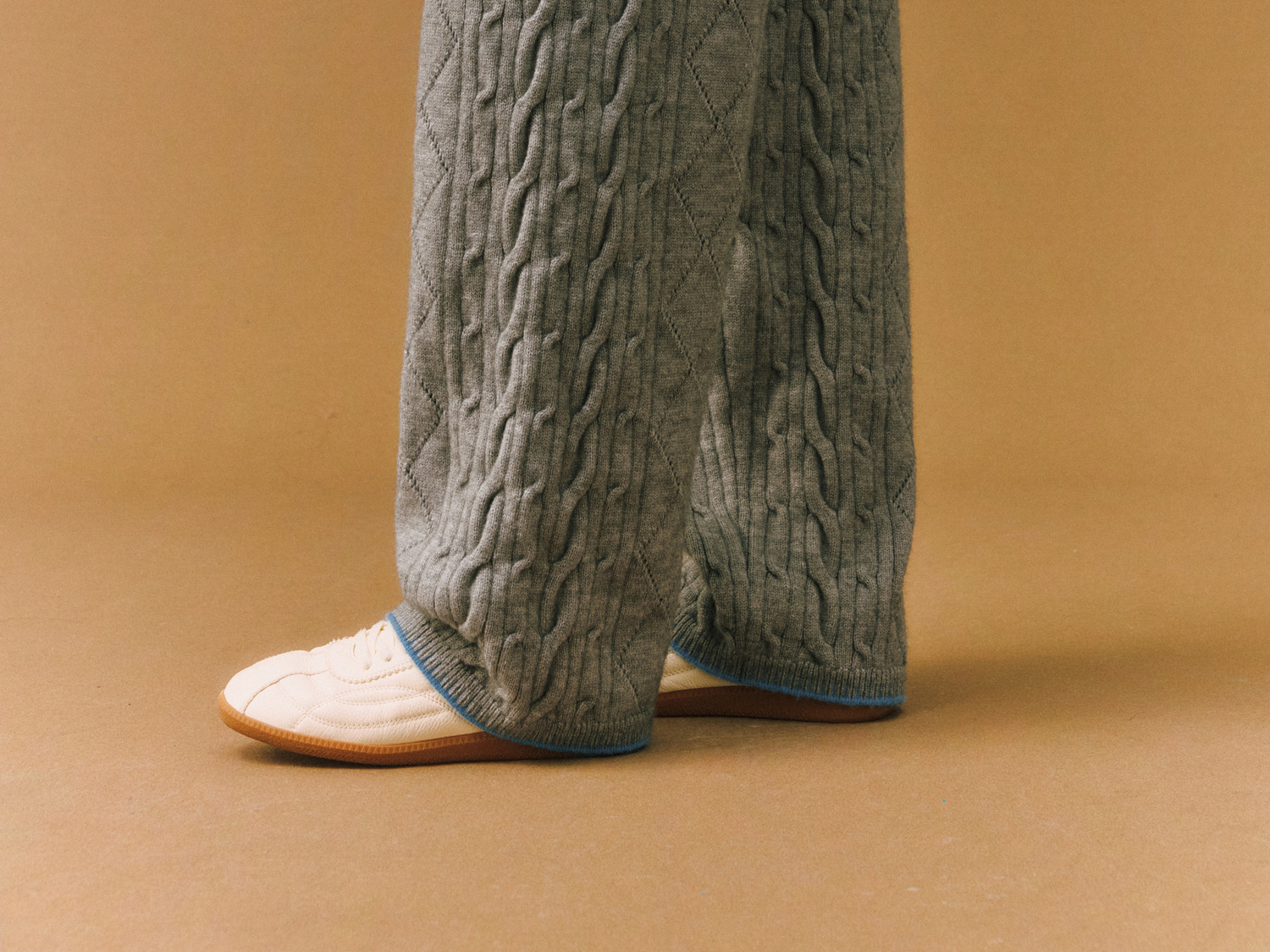 FPA Straight-Leg Cable-Knit Pants