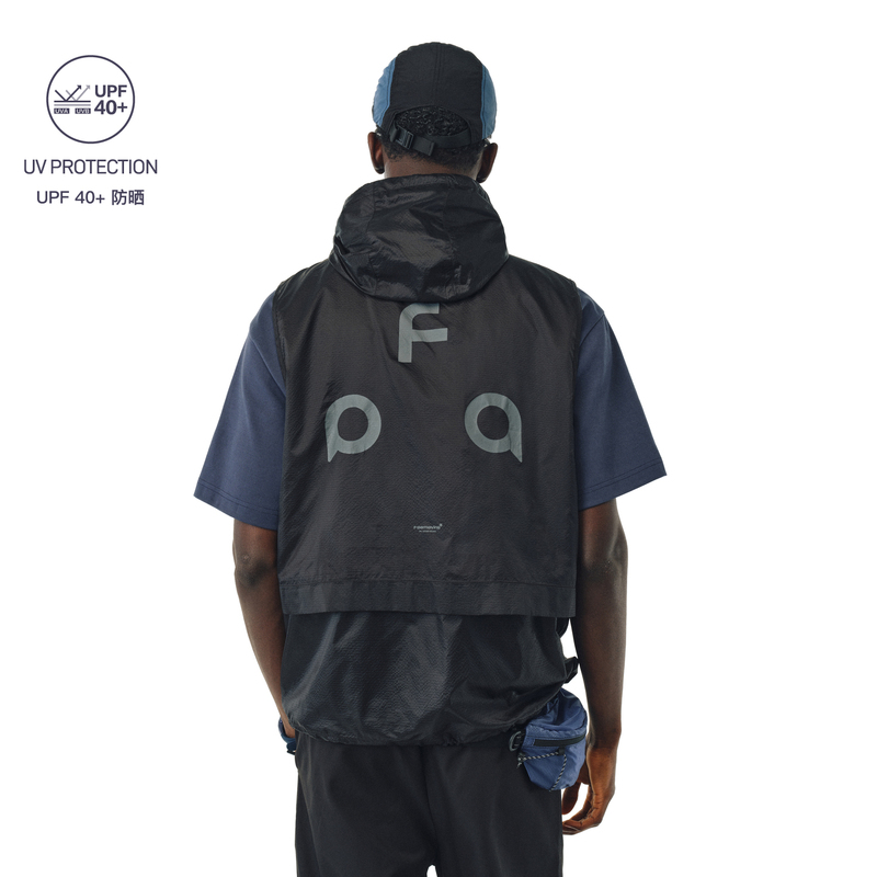 Fpa Sports Upf40+ Sun Protection Lightweight Hooded See-Through Vest, National Trend Summer American Style Thin Vest for Men Fpa Sports Upf40+ Sun Protection Lightweight Hooded See-Through Vest, National Trend Summer American Style Thin Vest for Men