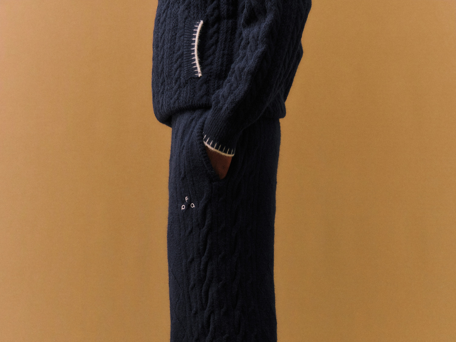 FPA Straight-Leg Cable-Knit Pants