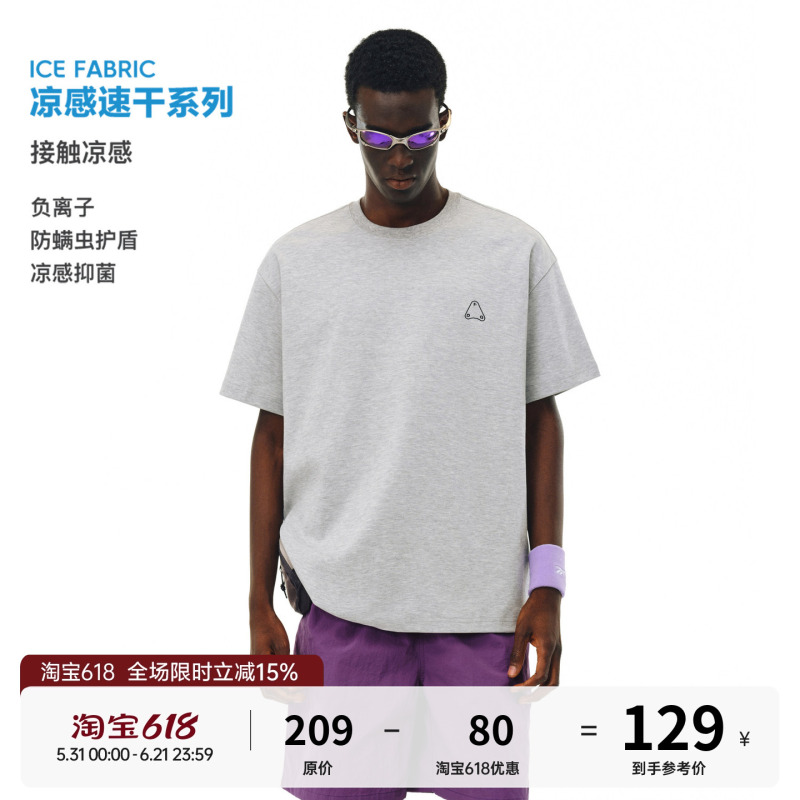 Fpa Quick-Drying, Cool-Feeling, Antibacterial Sports Short-Sleeve T-Shirt, National Trendy Brand, Basic Simple Casual Heavyweight Summer Couple Half-Sleeve T-Shirt