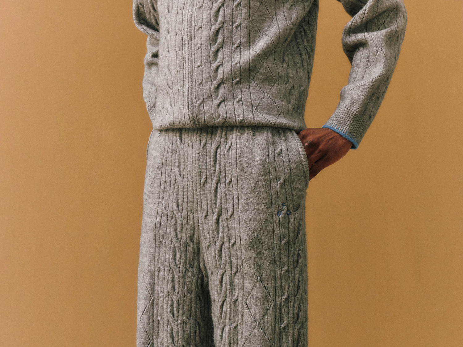 FPA Straight-Leg Cable-Knit Pants