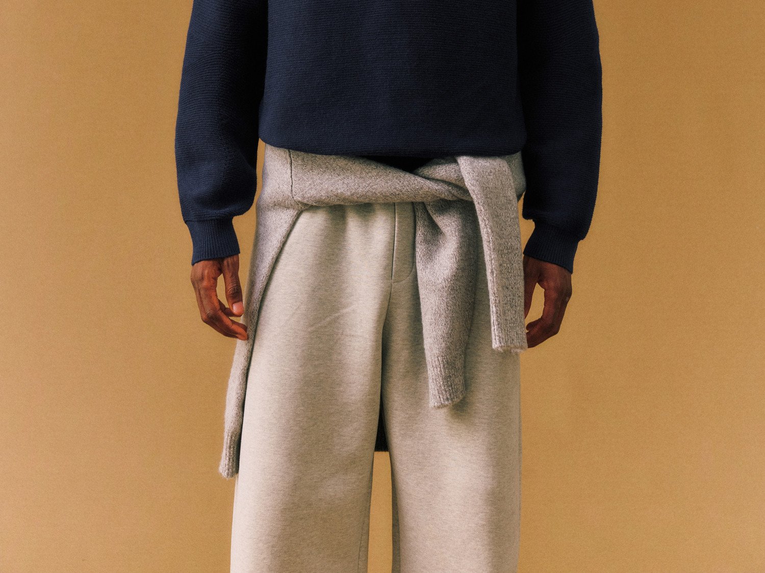 FPA Openwork High-Neck Pullover Sweater