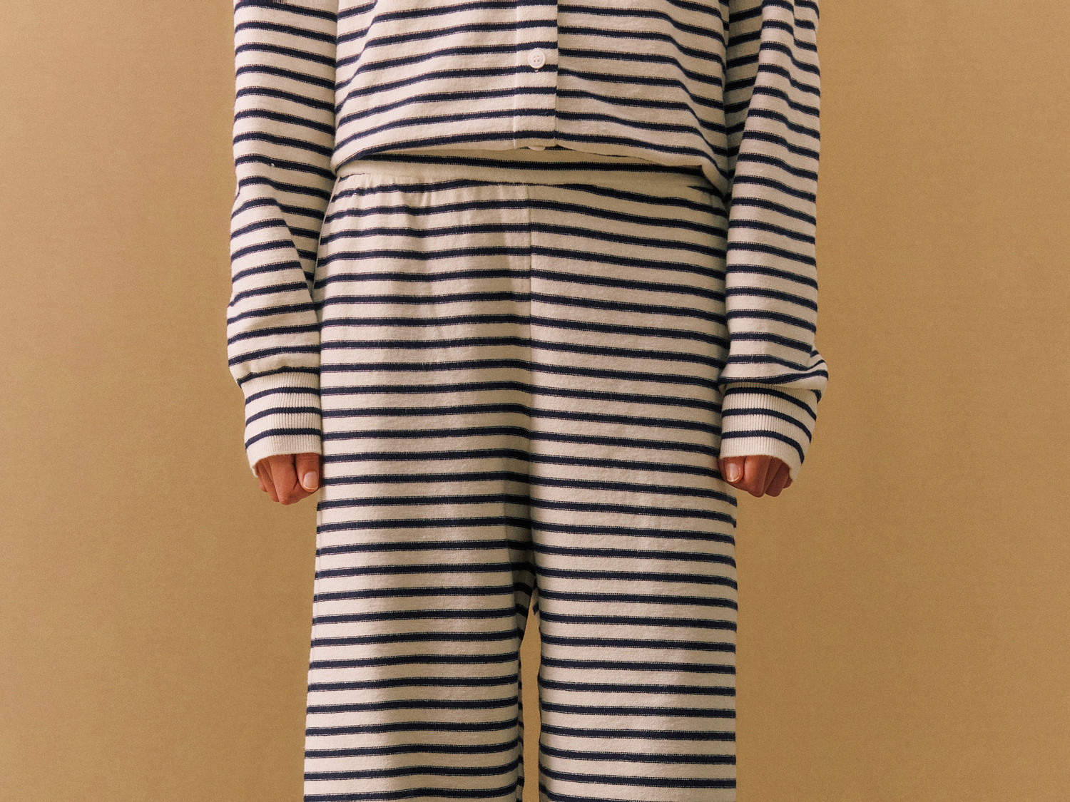 FPA Striped Straight-Leg Knit Pants