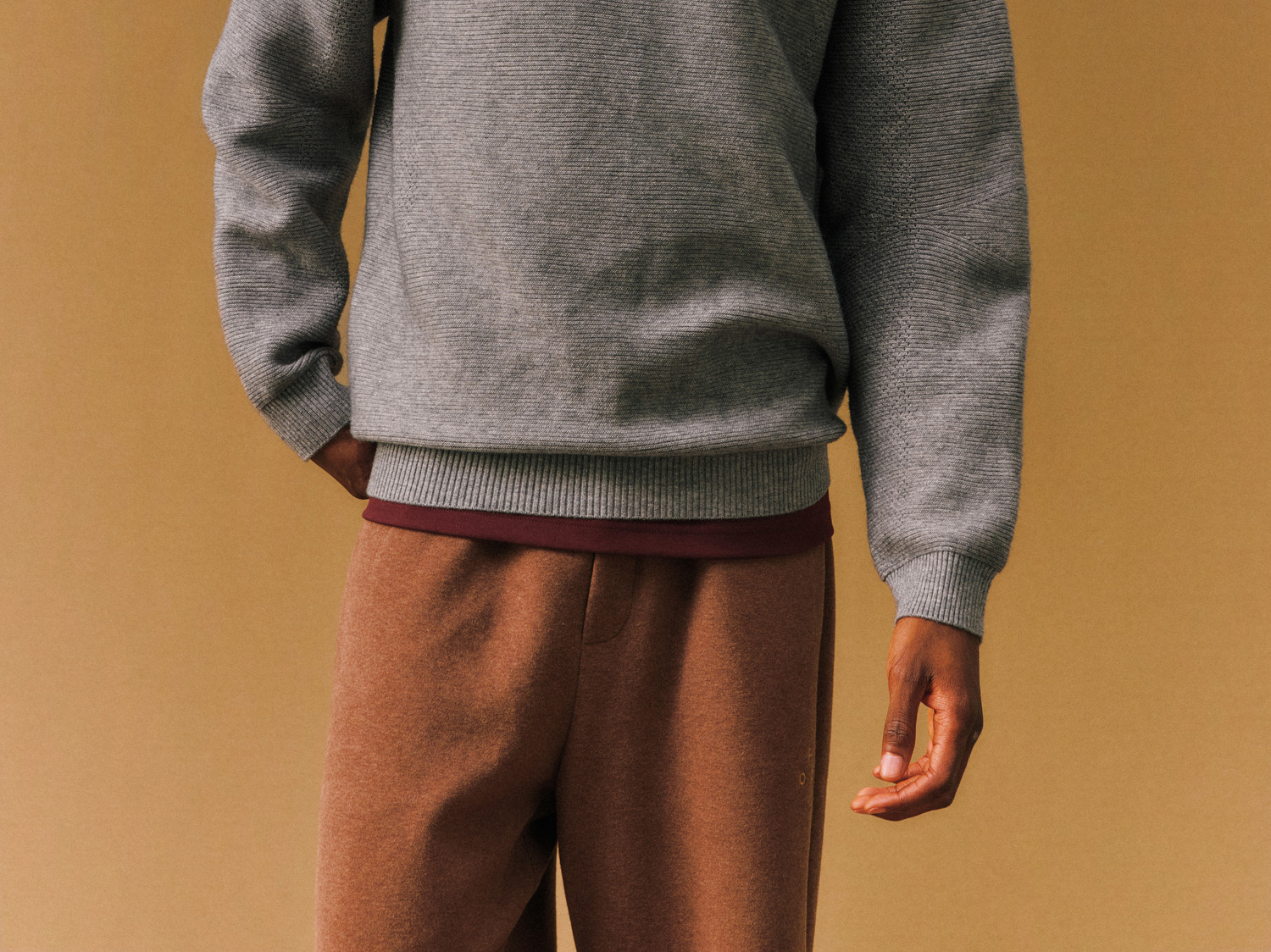 FPA Openwork High-Neck Pullover Sweater