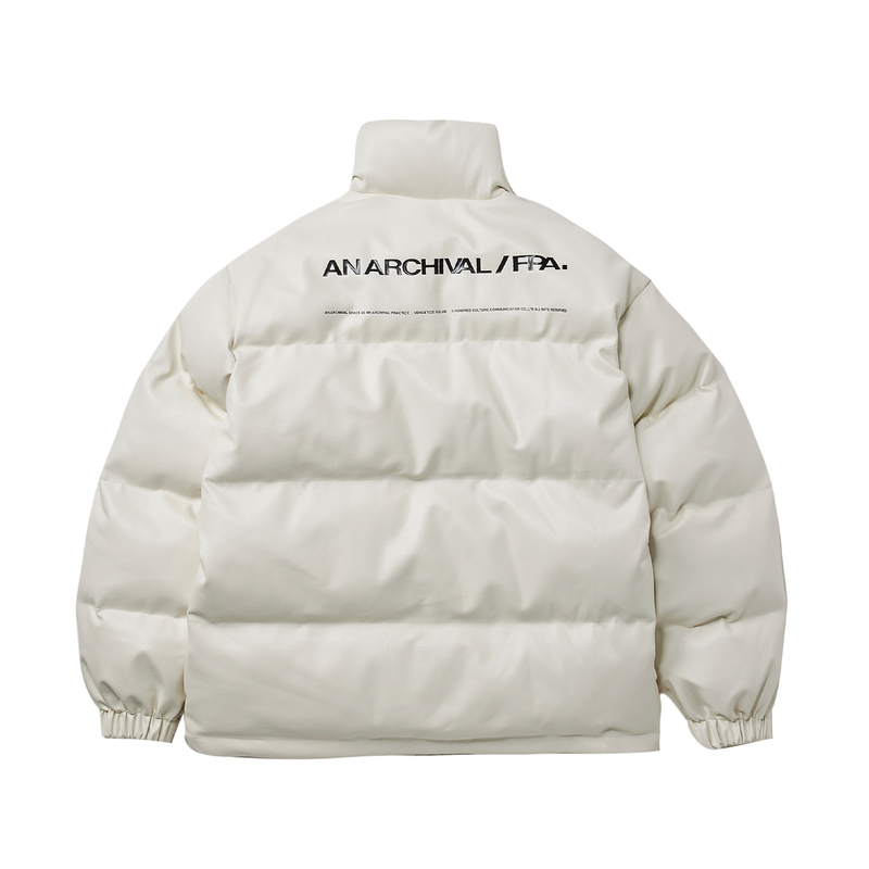 Fpa Winter Couple's Pu Leather Cotton Jacket, Chinese Trendy Brand Winter Clothing, Thickened White Puffer Jacket, Popular Cotton Coat for Men Fpa Winter Couple's Pu Leather Cotton Jacket, Chinese Trendy Brand Winter Clothing, Thickened White Puffer Jacket, Popular Cotton Coat for Men