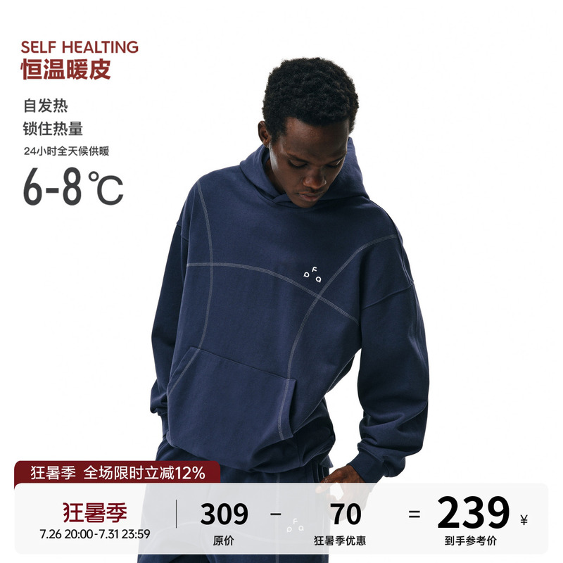Fpa Constant Temperature Hasselblad Line Sports Print Hoodie 2026 New Couple Style Loose Basic Casual Sweatshirt