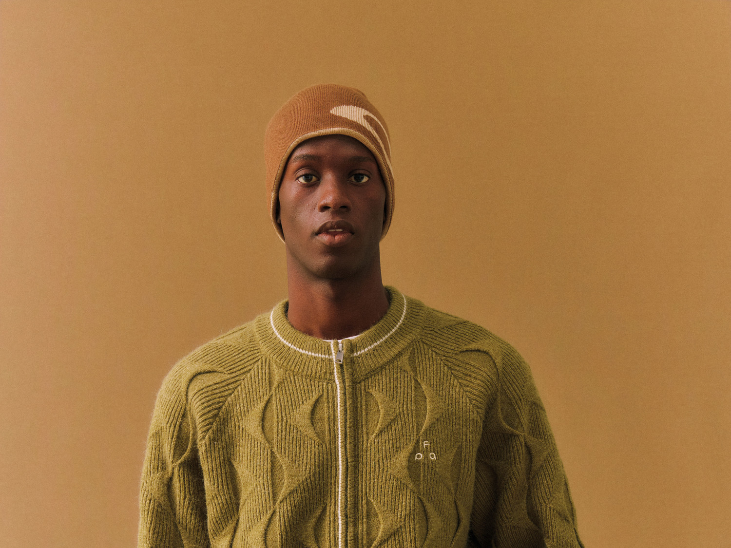 FPA Cable-Knit Zip-Up Sweater