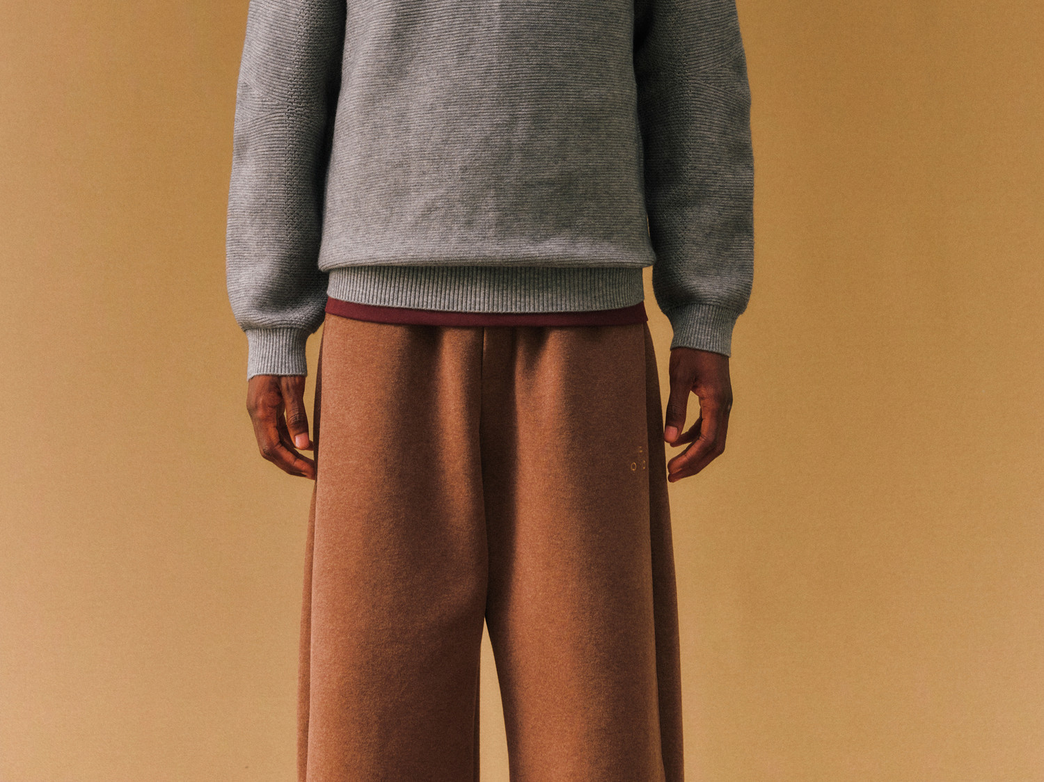 FPA Openwork High-Neck Pullover Sweater