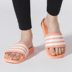 Adidas adidas giày nữ 2019 hè mới đích thực dép đi biển bình thường một đôi dép nữ - Dép thể thao dép lốp Dép thể thao