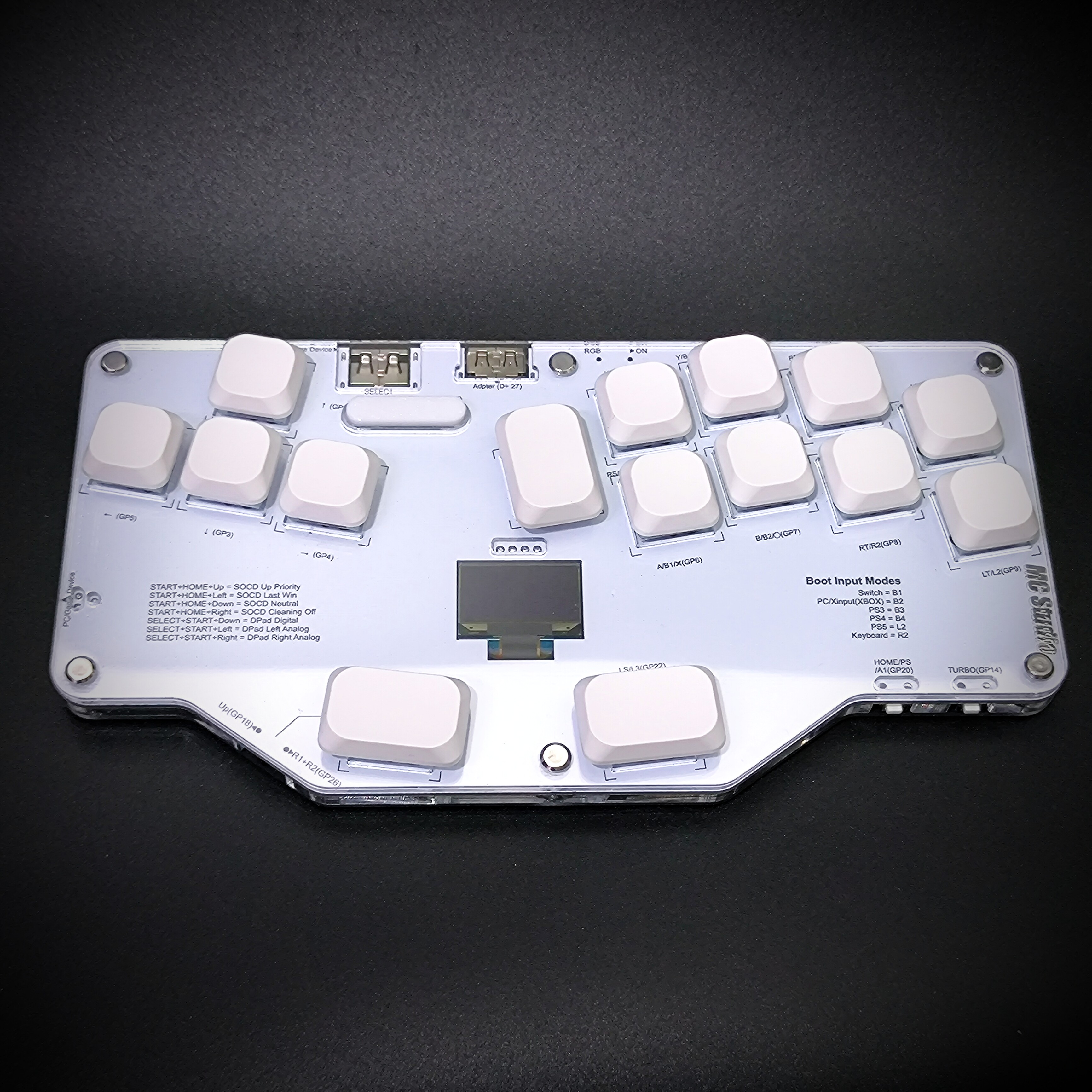 MCstudio ファイティングキーボード Mixbox ストリートファイター キングオブファイターズ Switch アーケードゲーム Steam ジョイスティック PS