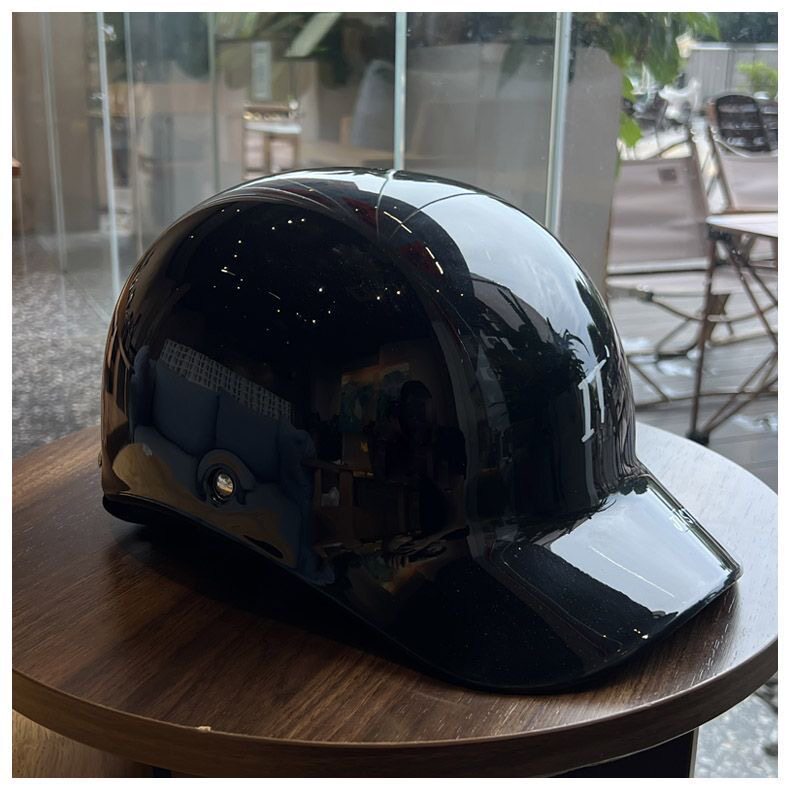 New C-Certified Electric Vehicle Sun Protection Helmet, Duckbill Cap, Half Helmet, Unisex Motorcycle and Electric Scooter Safety Helmet