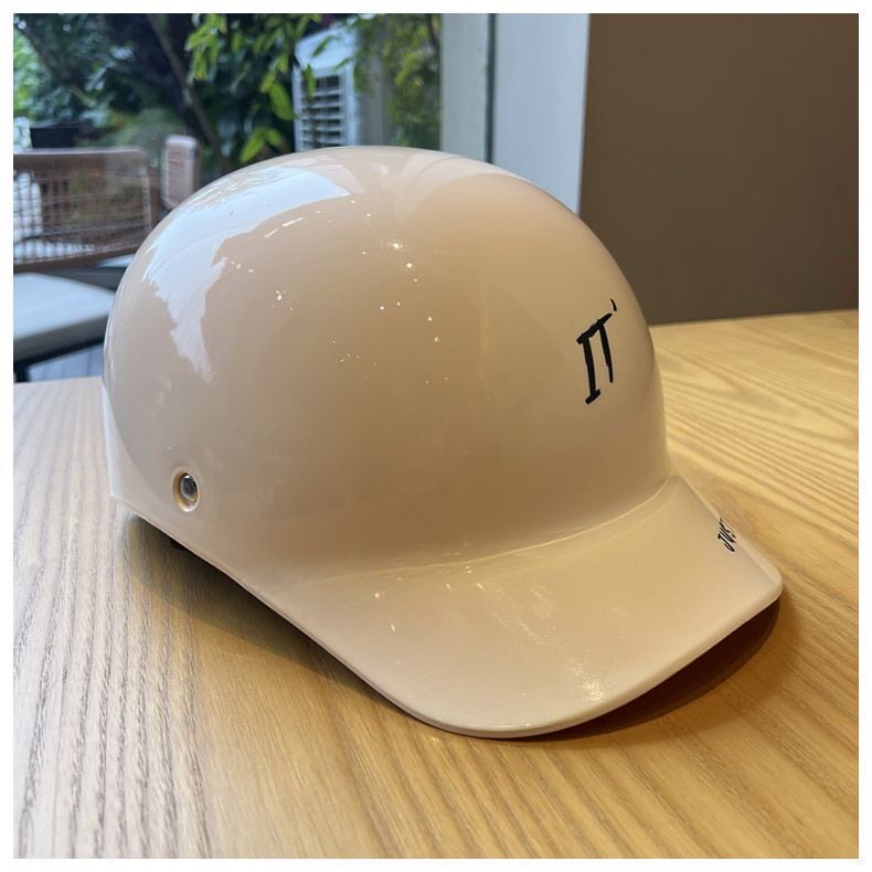 New C-Certified Electric Vehicle Sun Protection Helmet, Duckbill Cap, Half Helmet, Unisex Motorcycle and Electric Scooter Safety Helmet