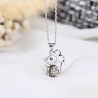 Симпатичная подвеска для шин мыши (включая цепь)