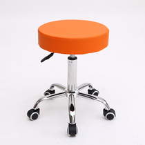 Direct sale bar chair wrought iron Rotary Lift haircut beauty stool bar chair pulley high foot front bench chair