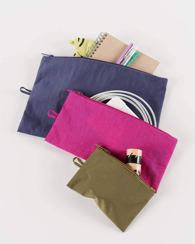 Baggu American Niche Flat Pouch Set Home Travel Portable Storage Bag Set Zipper Bag Set Baggu American Niche Flat Pouch Set Home Travel Portable Storage Bag Set Zipper Bag Set