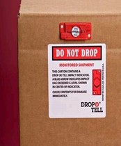  United States Drop n Tell vibration label Vibration display sticker Vibration sensor sensing label