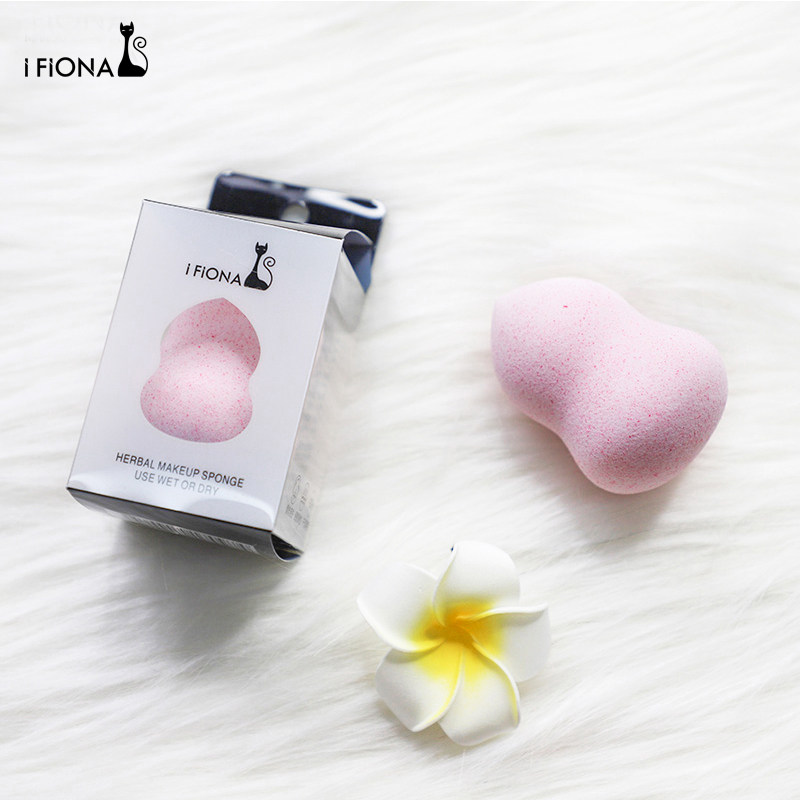 (One shot three) iFiona Fiona Makeup Puff Plant Powder Soft Wet and Dry Sponge Makeup Egg
