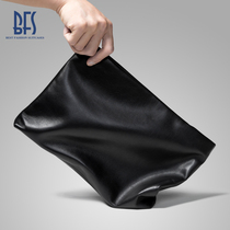 BFS soft calfskin handbags mens leather casual Business Mens handbags large capacity handgrip envelope tide