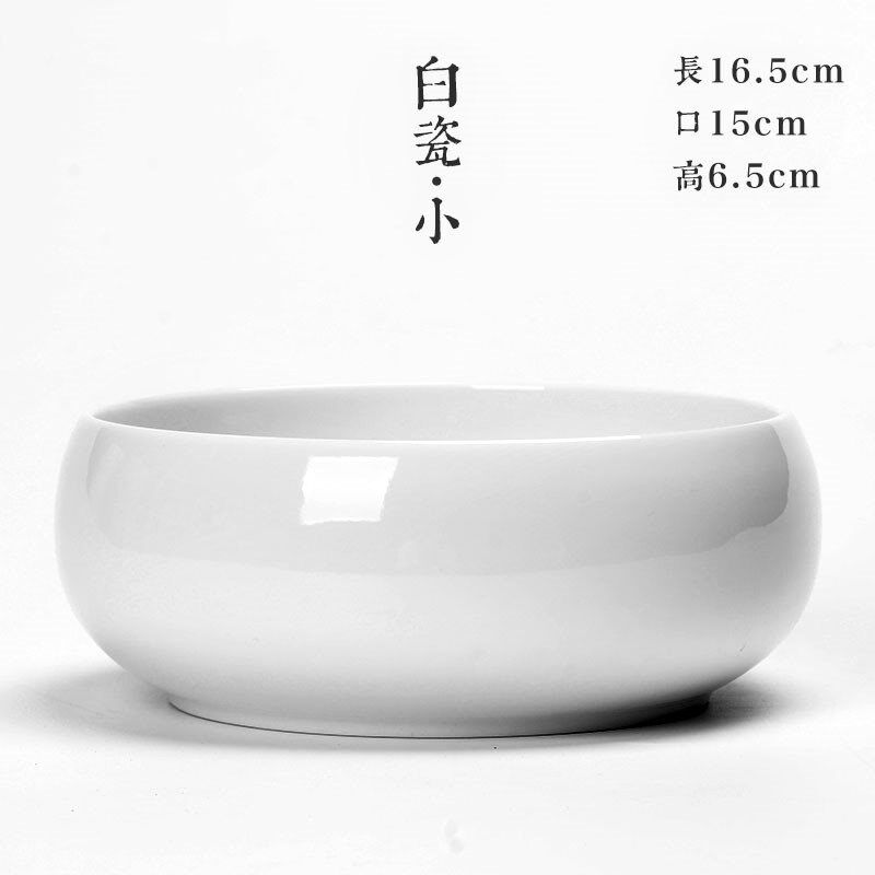 Boutique Water Pepe Bronze Money Grass No Hole Flower Pots Large ceramic flower tray Container flower floral Chinese style