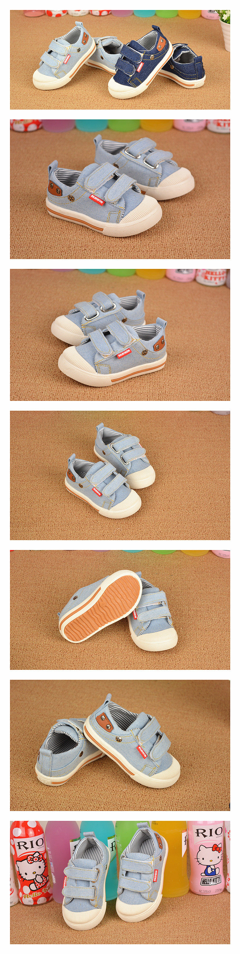 Chaussures enfants en autre pour printemps - semelle caoutchouc - Ref 1040216 Image 13