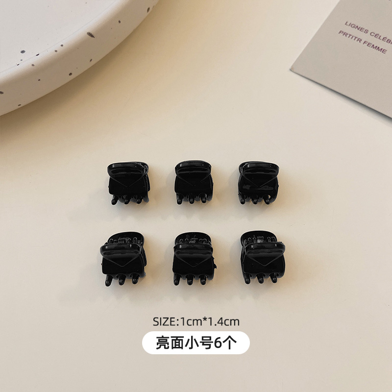 images 10:Black mini-catch clip hair accessories princess hairpin forehead Liu Hai side hairpin headband headband