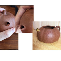 Zhejiang Hangzhou Jinqu characteristic handicraft lacquerware tea set Purple sand pot Ceramic jade beeswax bamboo Jianzhan recommended