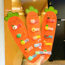 Hong Kong children hairpin baby without injury Hsia girl hair accessories clip less hair and sweater hairpin hairpin