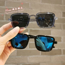 Hong Kong Children Personality Sunglasses Boy Girl Fashion Styling Street Beats Sunglasses Baby Walk Show Spectacle Tide