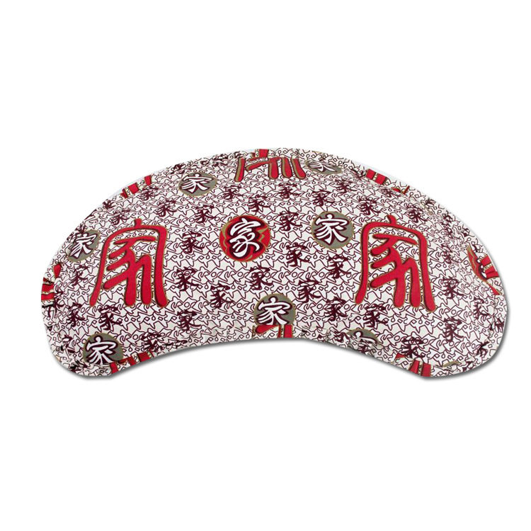 Pure Cotton Pillow Headgear Cotton Old Coarse Cloth Cervical Spine Pillow Crescent Moon Pillow Court Buckwheat Pillow Protection Neck Pillowcase Liner Sleeve