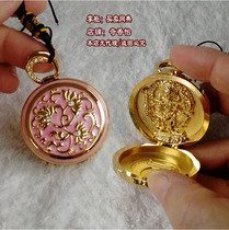 The flowers bloom and see the Buddhas black box hanging lotus Diamond for Ming Buddhas mother pendant pendant Guru and Buddha statue