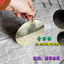 Nepal imported bronze mirror pendant Pure copper window mirror Body mirror hanging door mirror Buddha heart mirror