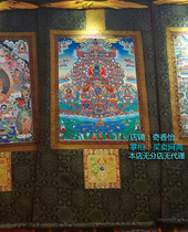 Mineral pigment color spray Thangka Sakya refuge Cloth core Thangka height of about 140cm HD does not fade
