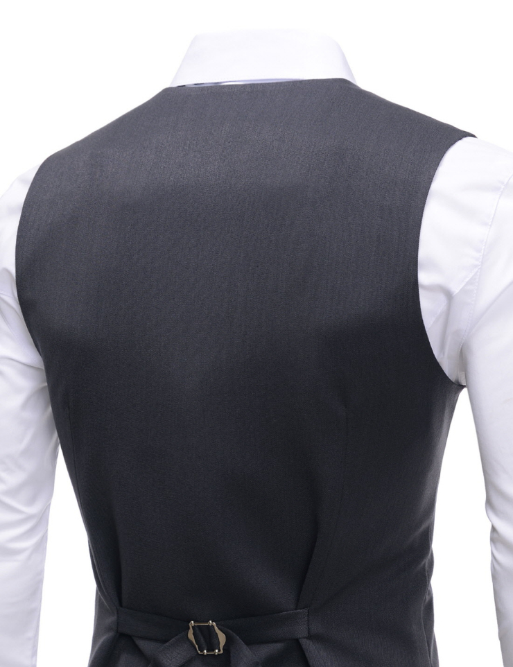 Hàn Quốc mua áo cưới mỏng kết hợp áo ngực có nút đơn đẹp trai kinh doanh áo vest nam chuyên nghiệp - Áo thể thao áo khoác anta