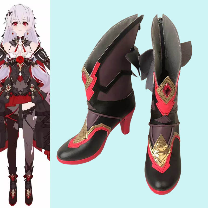 Honkai Impact 3Rd Theresa Moonlight Vow Cosplay Shoes Custom-Made